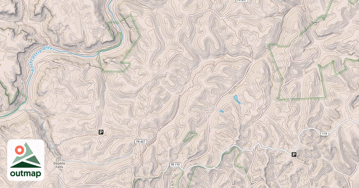 Map of DOG RIDGE