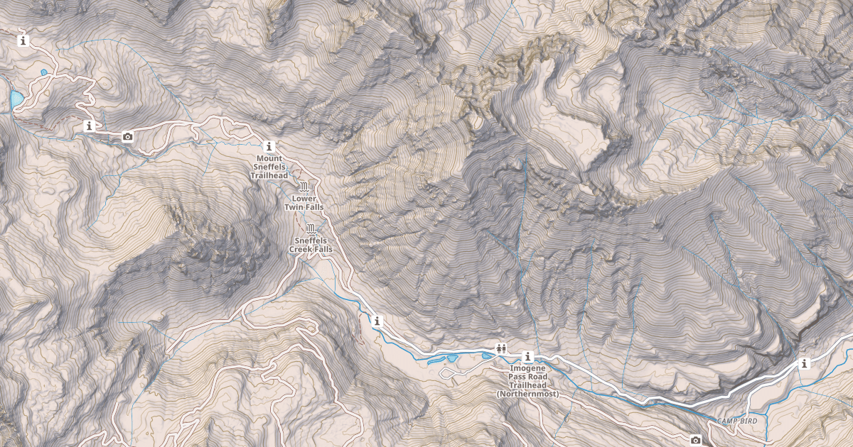 Map preview of YANKEE BOY BASIN