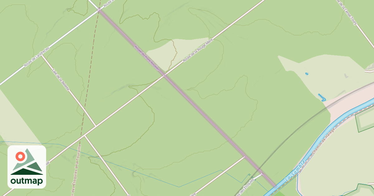 Map of Route du Pont Routier