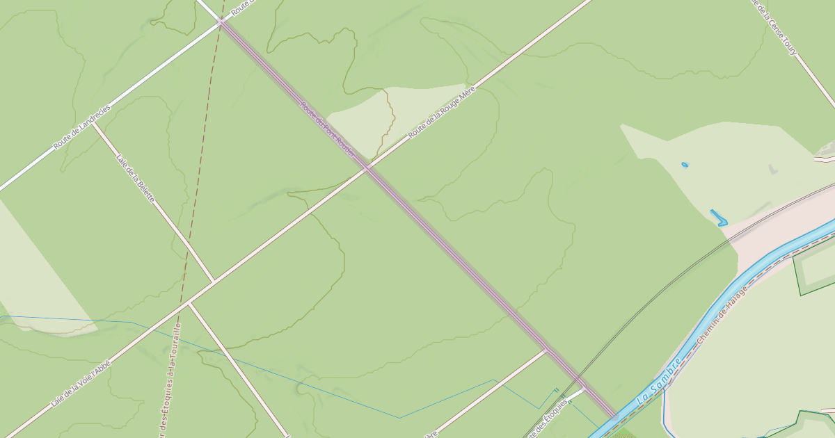 Map preview of Route du Pont Routier