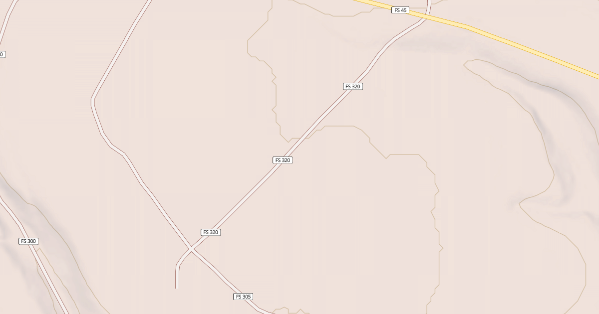 Map preview of USFS National Forest System Roads {0881DE8C-F868-4997-B702-0EE569D2FC75}