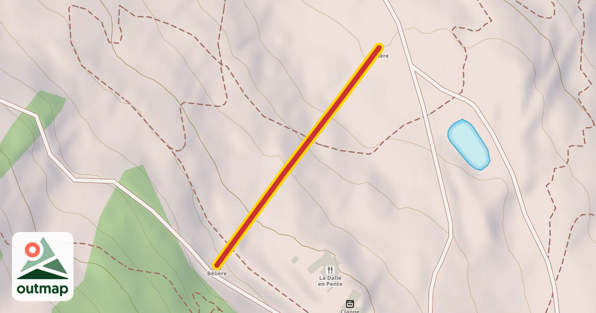 Map of TK Bélière