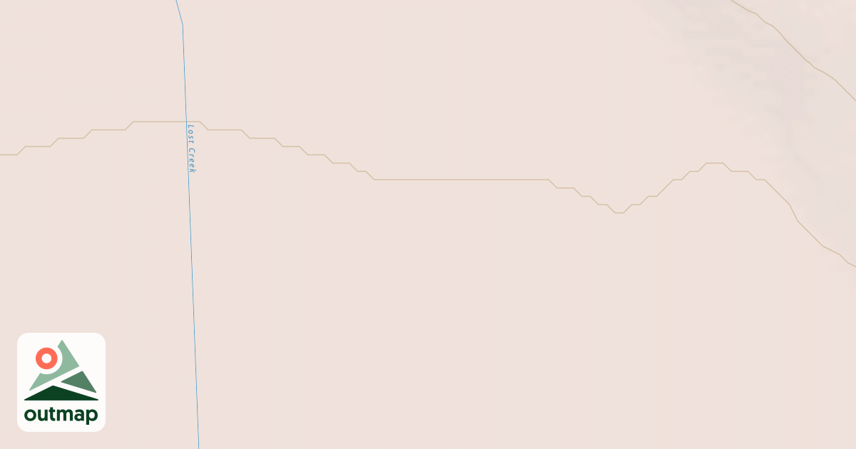 Map of Lost Creek Trail