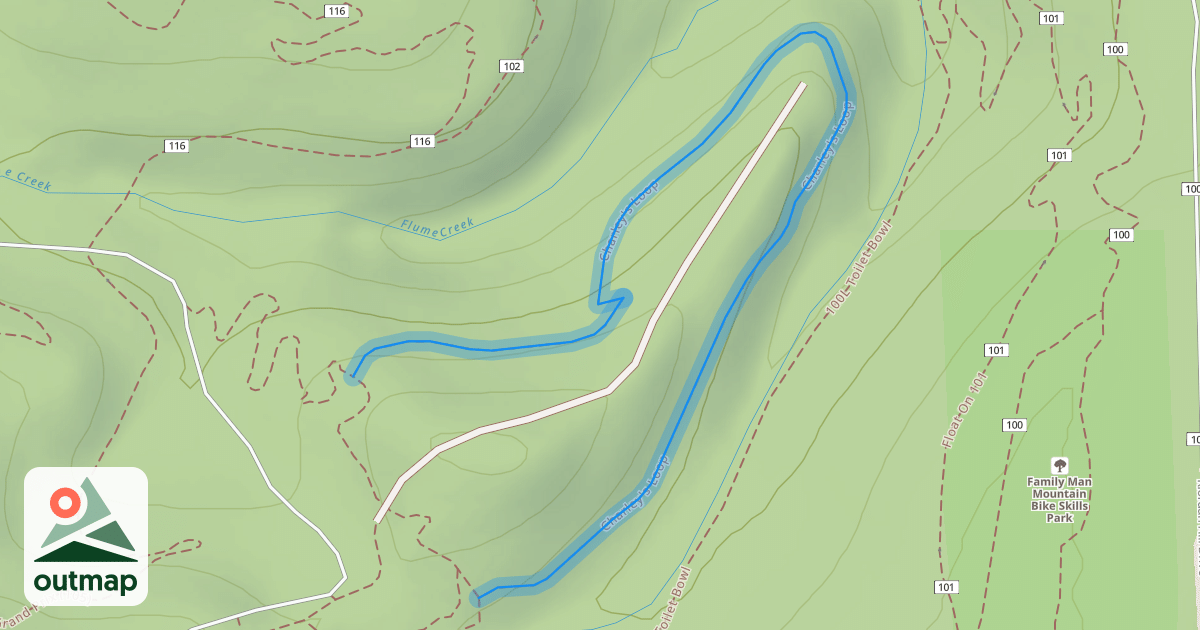 Map of Charley's Loop