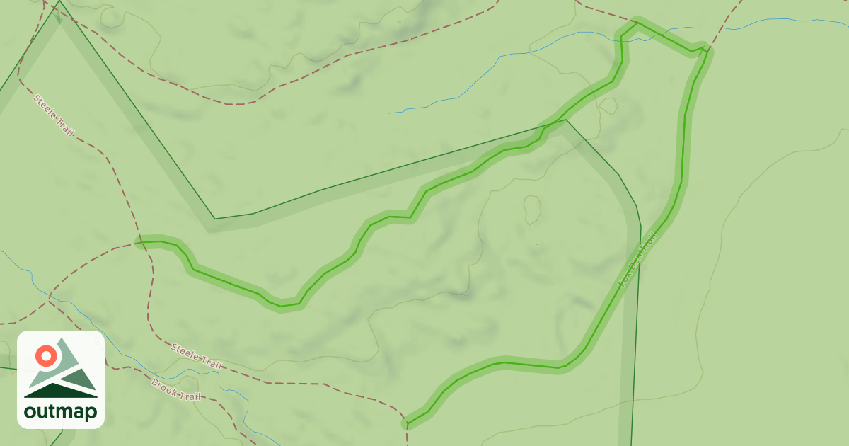 Map of Fox Den Trail