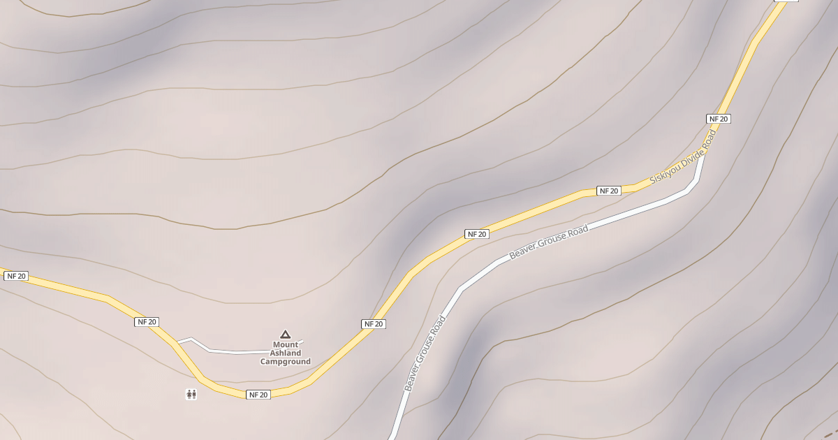 Map preview of SISKIYOU DIVIDE