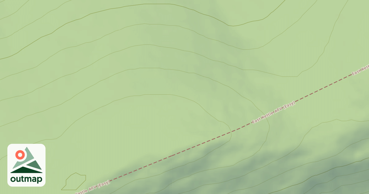Map of East Kettle ATV Trail System