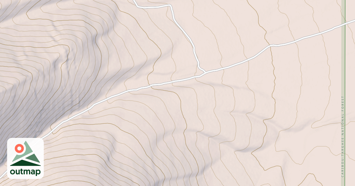 Map of POST CANYON