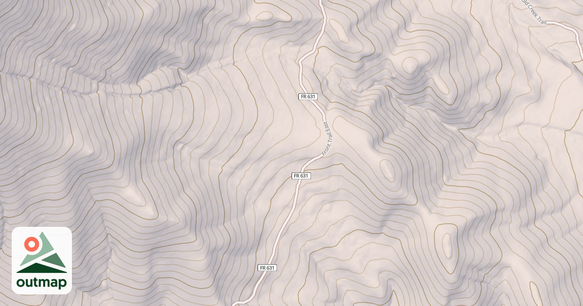 Map of FRONT TRAIL EAST - ATV