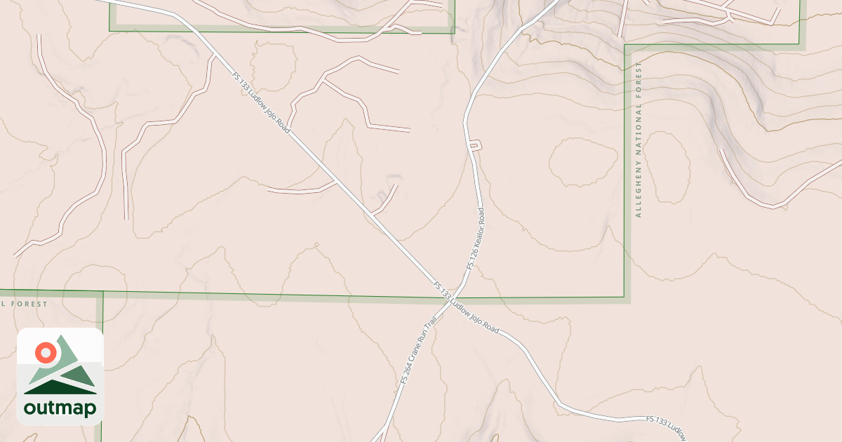Map of LUDLOW JOJO