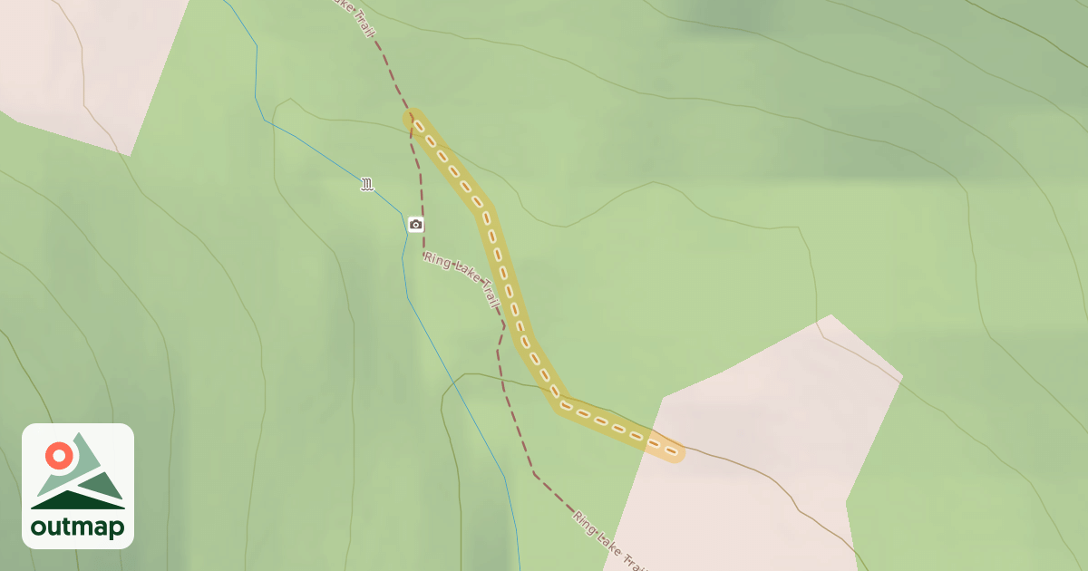 Map of Ring Lake