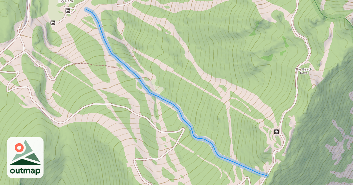 Map of Liz's
