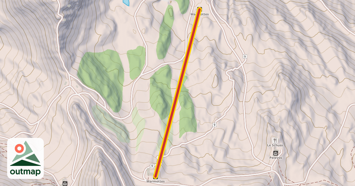Map of Marmottes