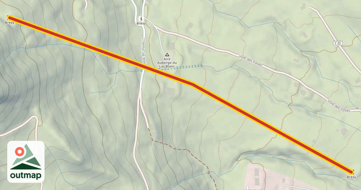 Map of Brésy