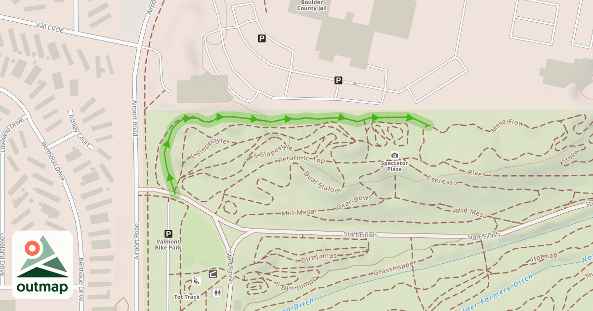 Map of Escape Route