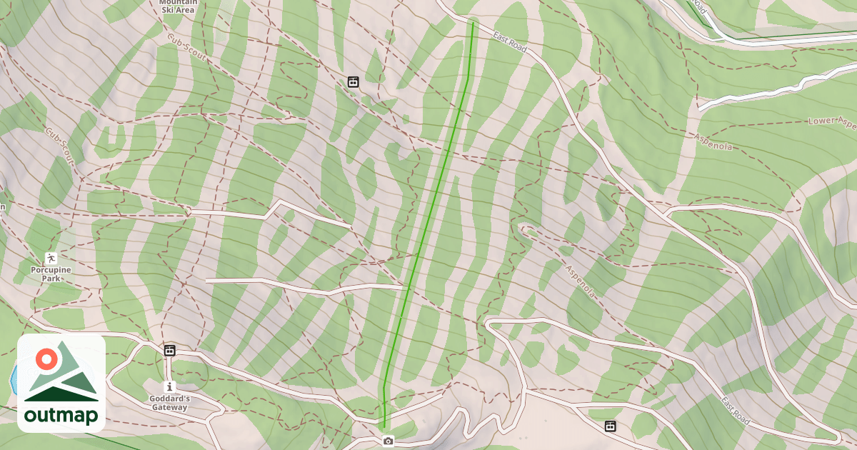Map of Lone Spruce