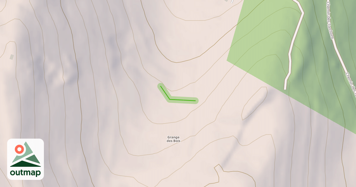 Map of La Grange des Bois