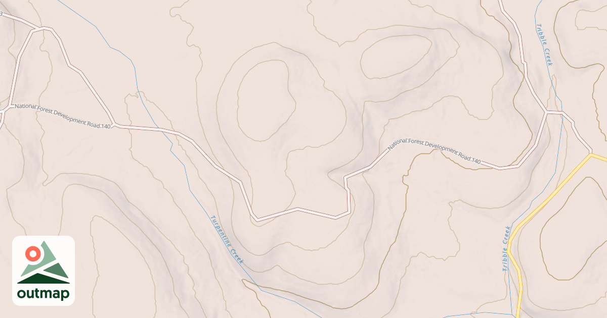 Map of USFS National Forest System Roads {D71D02E5-B4CC-4E2C-872A-FD9A52B1C4D3}