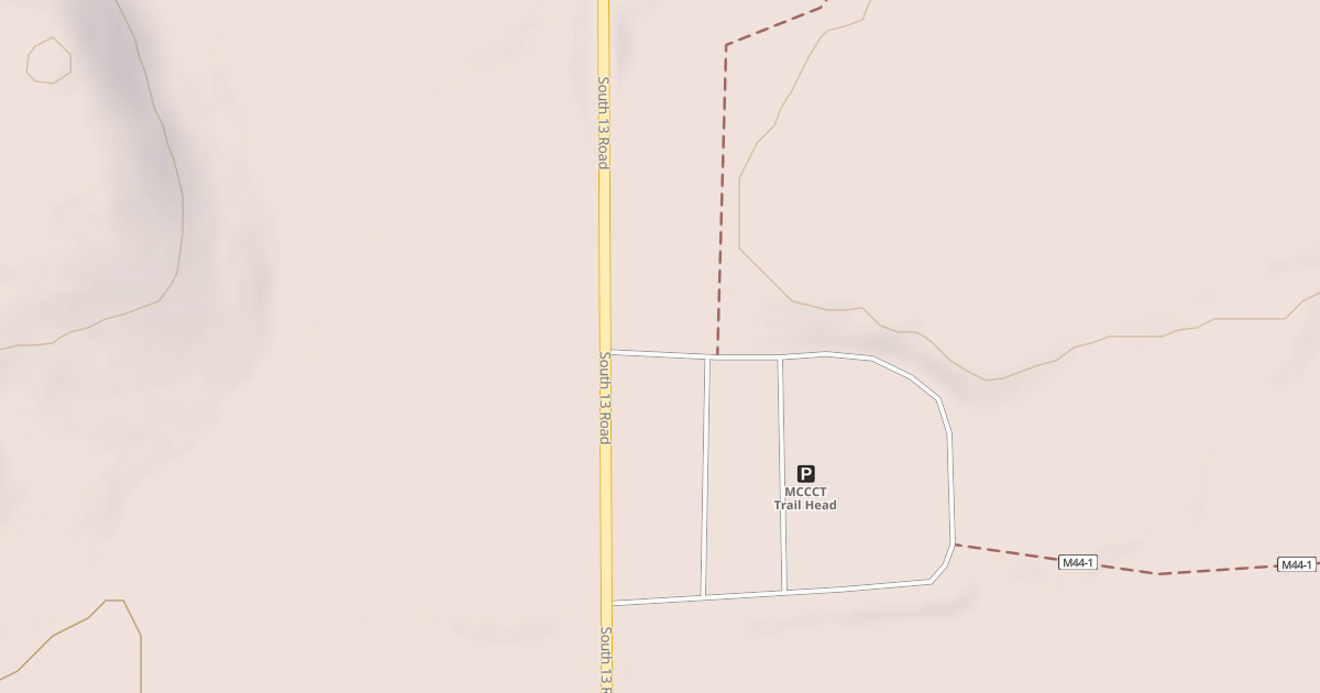 Map preview of CABERFAE WAY TRAILHEAD