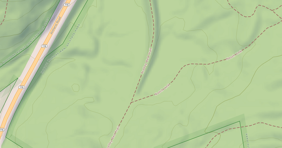 Map preview of Trambed Trail