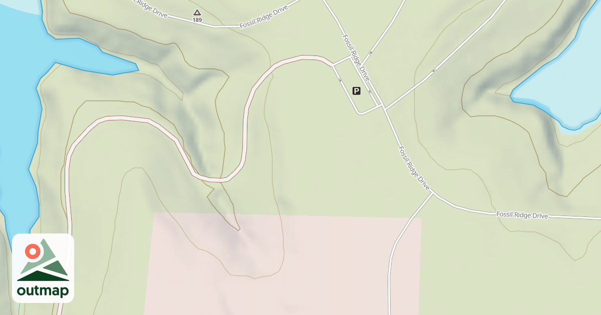 Map of Pee Wee Practice Area