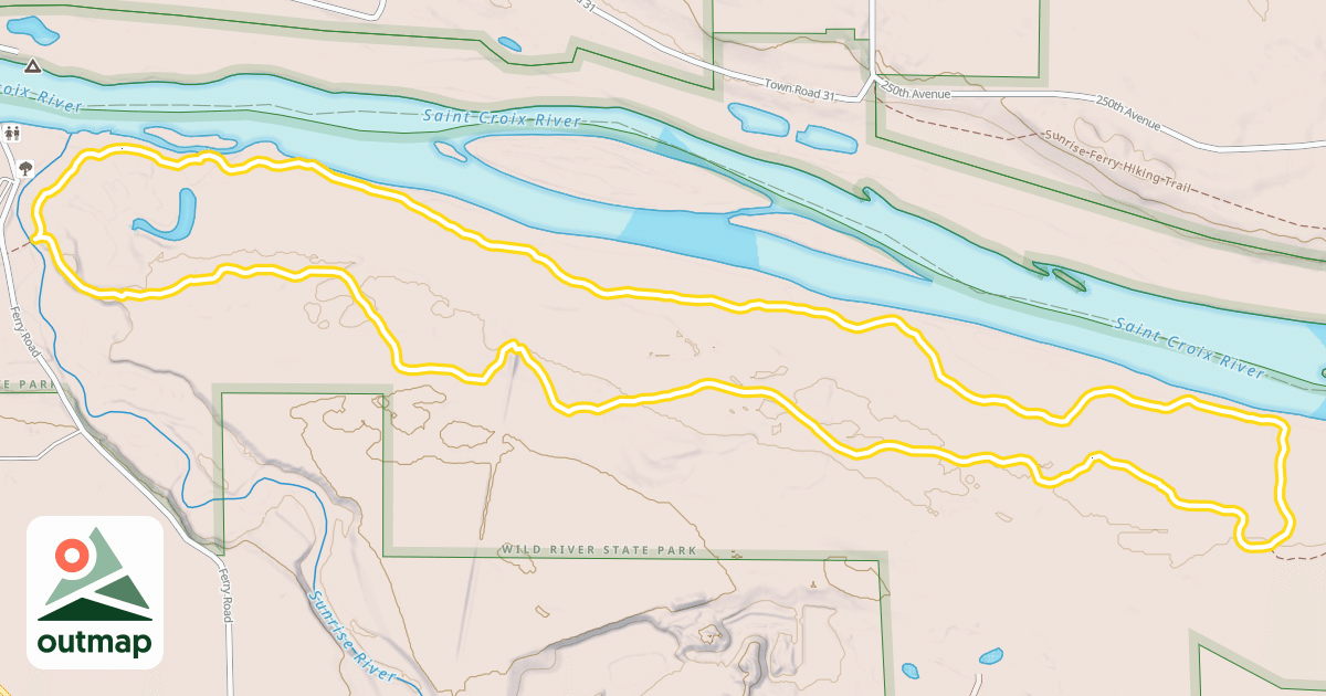 Map of Sunrise Trail
