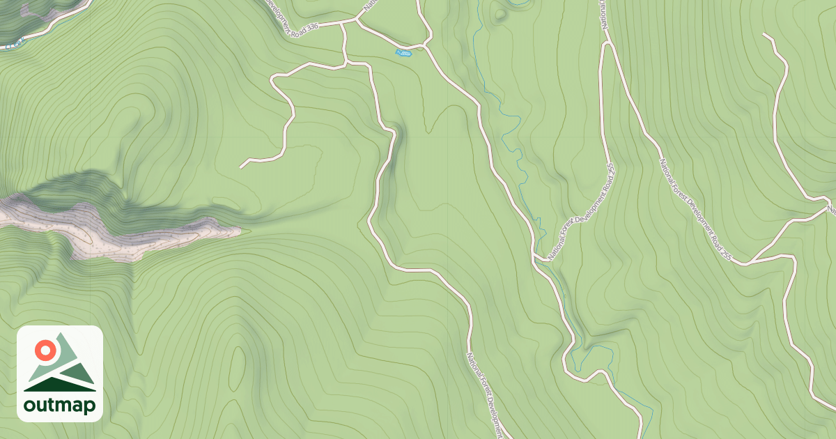 Map of Big Creek Baldy Snowmobl Loop