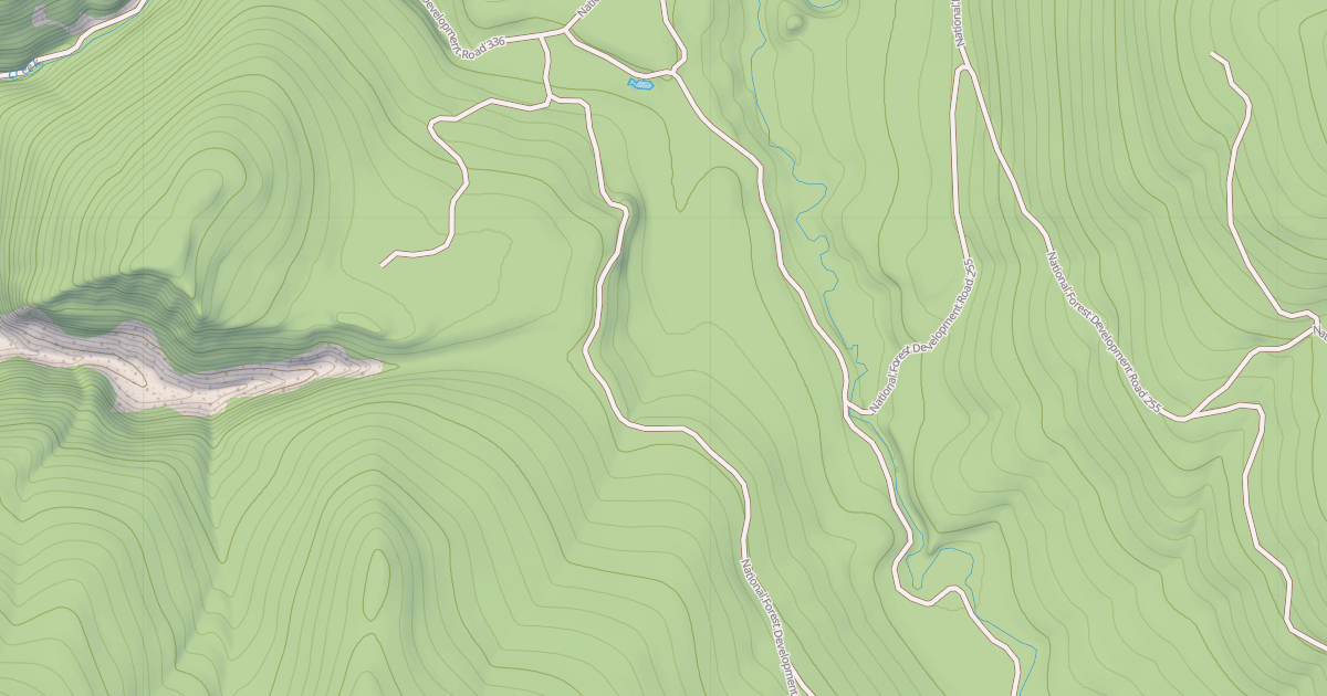 Map preview of Big Creek Baldy Snowmobl Loop