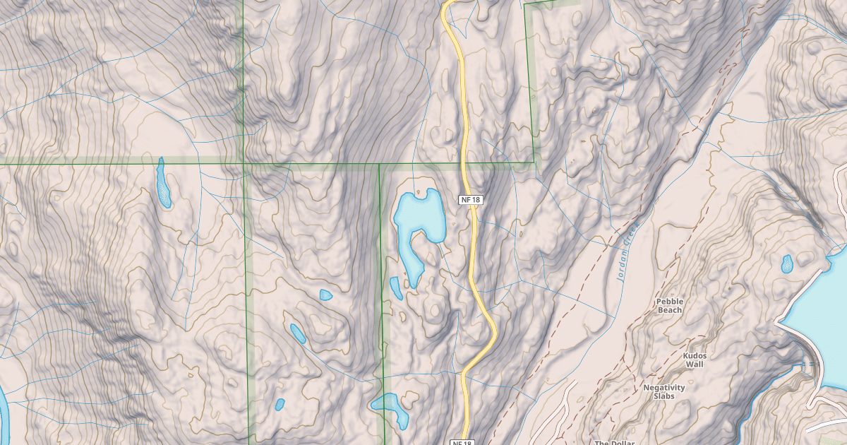Map preview of BLACK OAK SPUR