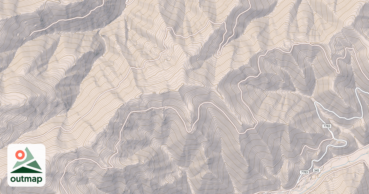 Map of QUARTZ RIDGE