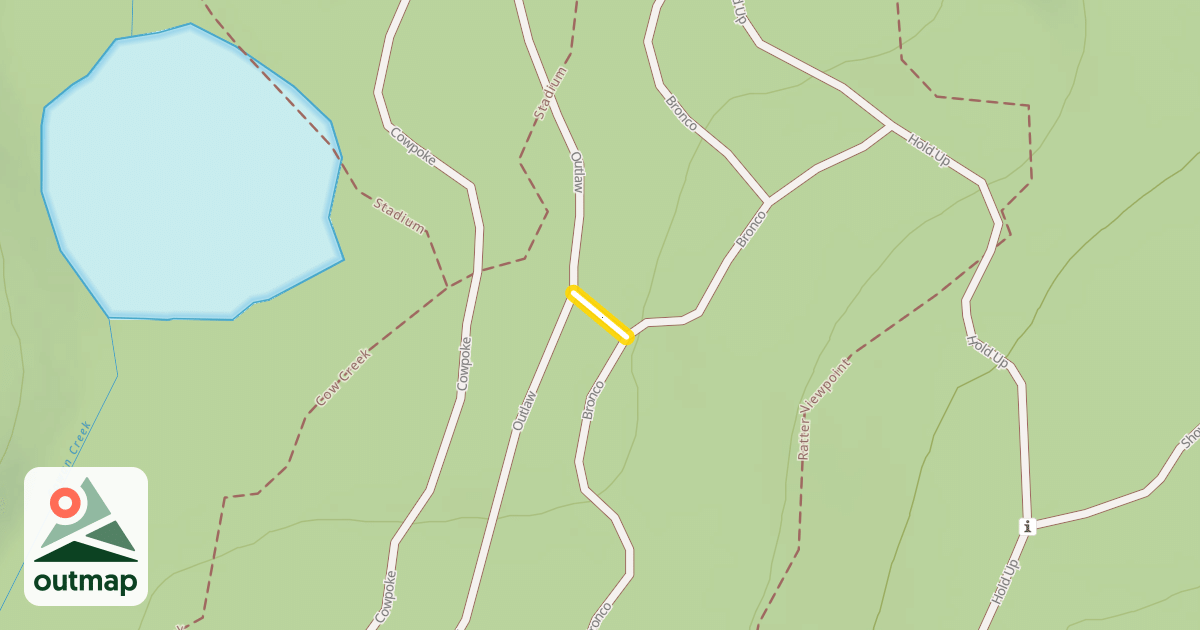 Map of Bronco