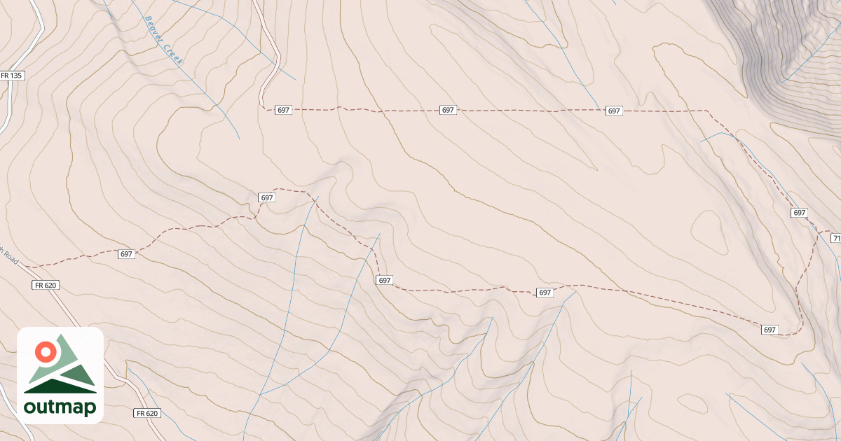 Map of BALDY LOOP