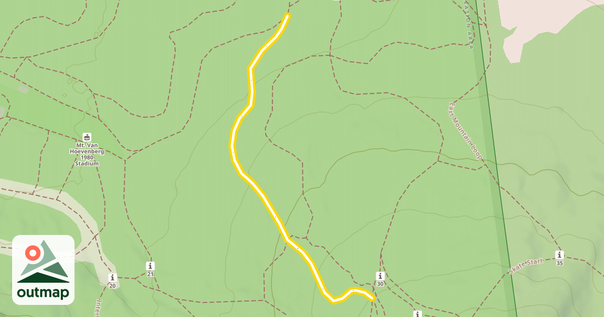 Map of Interloopen Trail