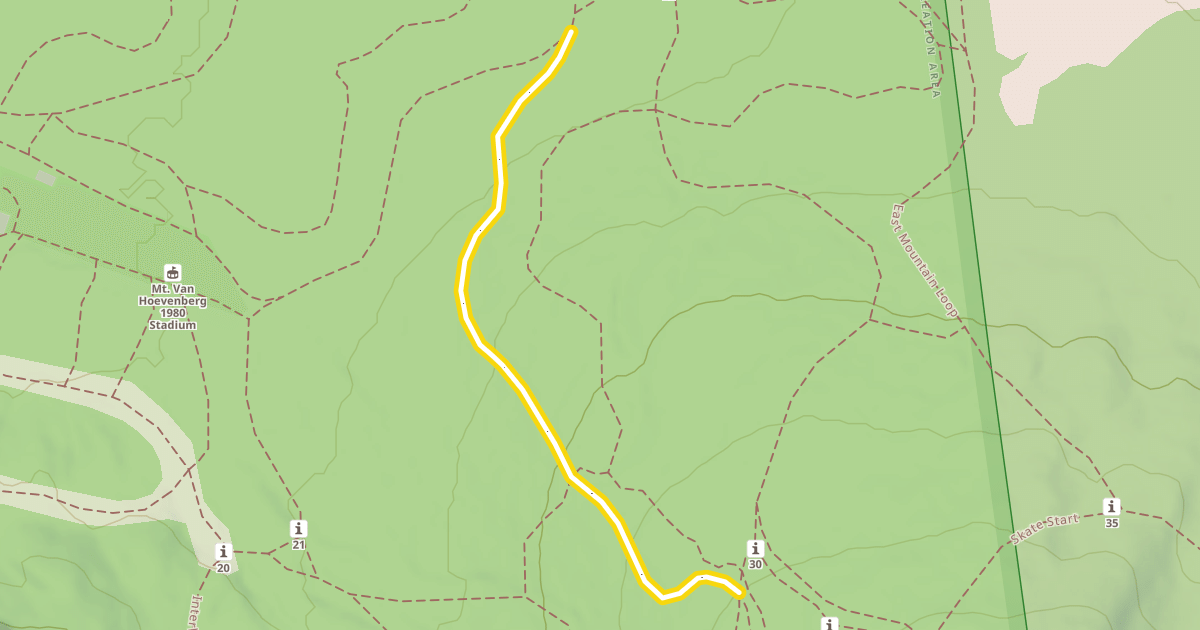 Map preview of Interloopen Trail