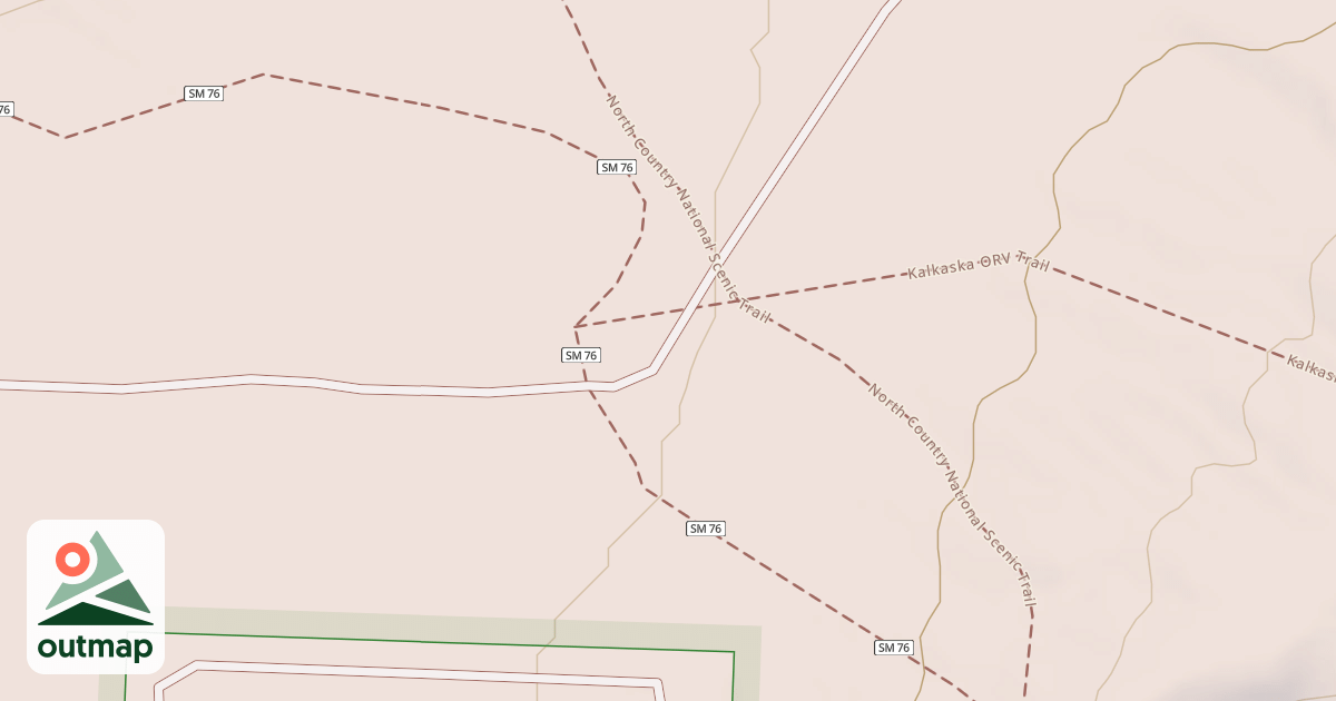 Map of Kalkaska Trail