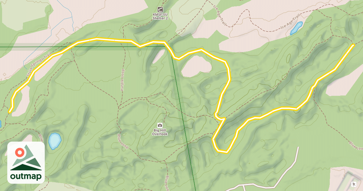 Map of Blue Loop