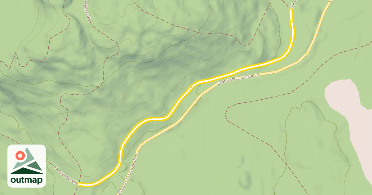 Map of A1 Grande-Allée