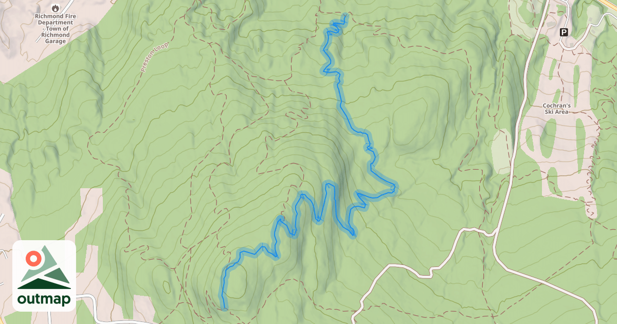Map of Lung Ta Path