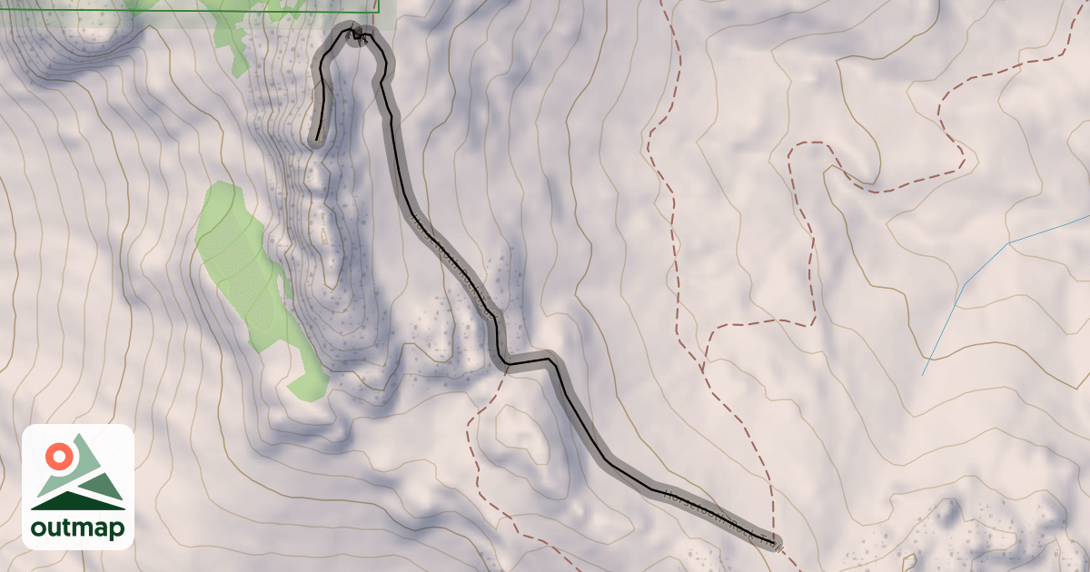 Map of Horsetooth Rock Trail