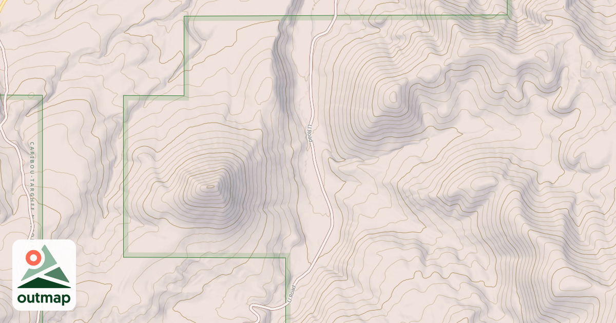 Map of SOUTH FORK HAWKINS CREEK