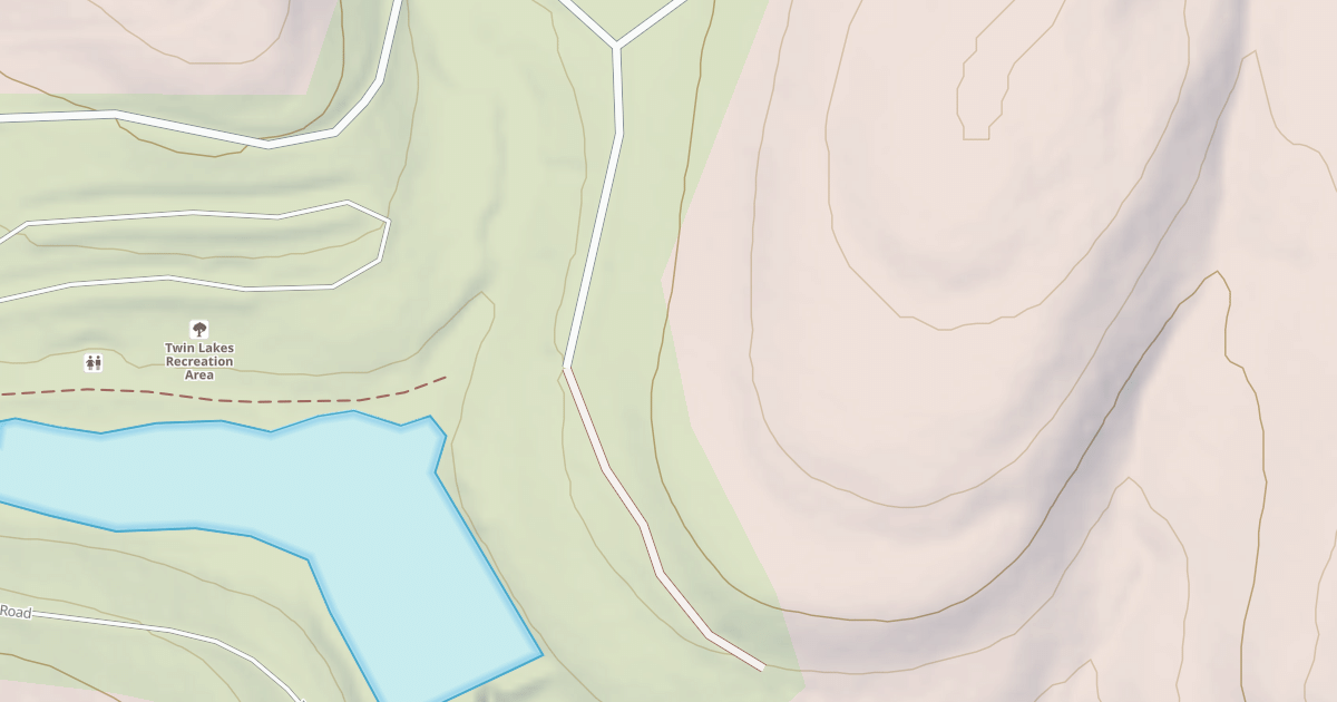 Map preview of TWIN LAKES LOOP