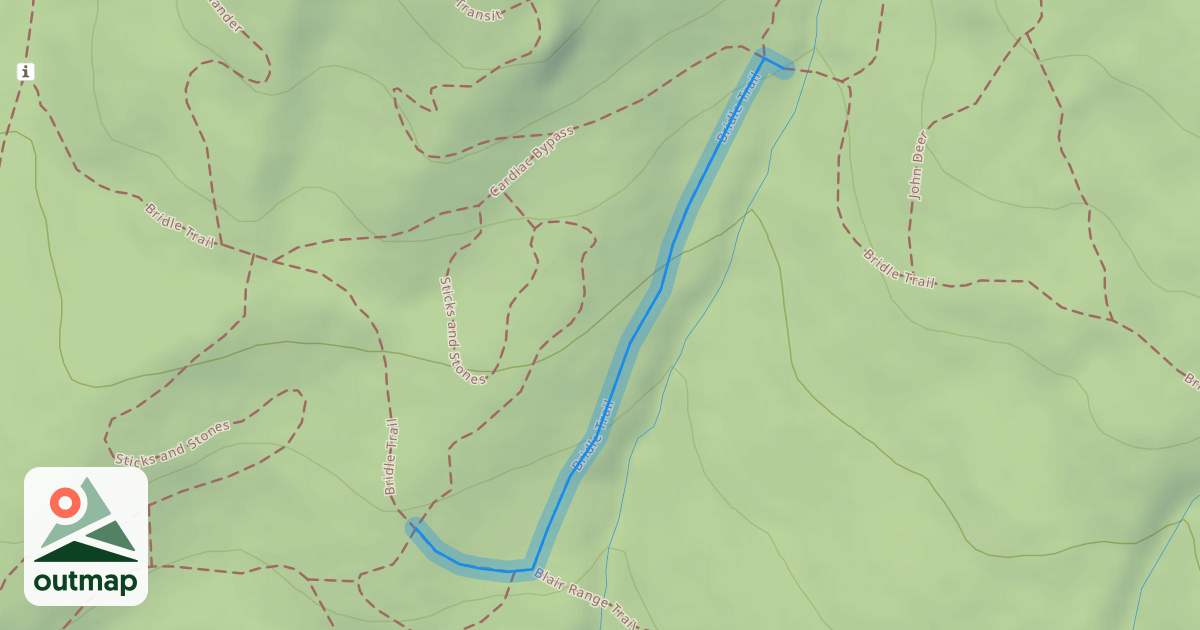 Map of Bridle Trail