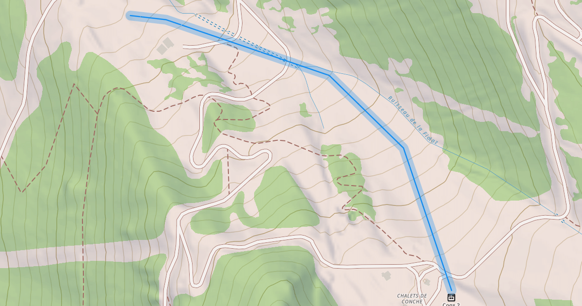 Map preview of La Combe