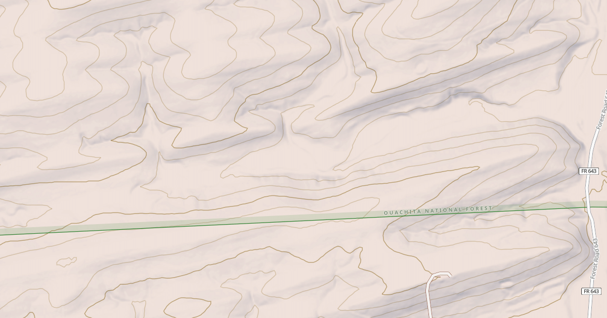 Map preview of USFS National Forest System Roads {1228B956-4FF2-4C04-B2DB-E08EA05B7887}