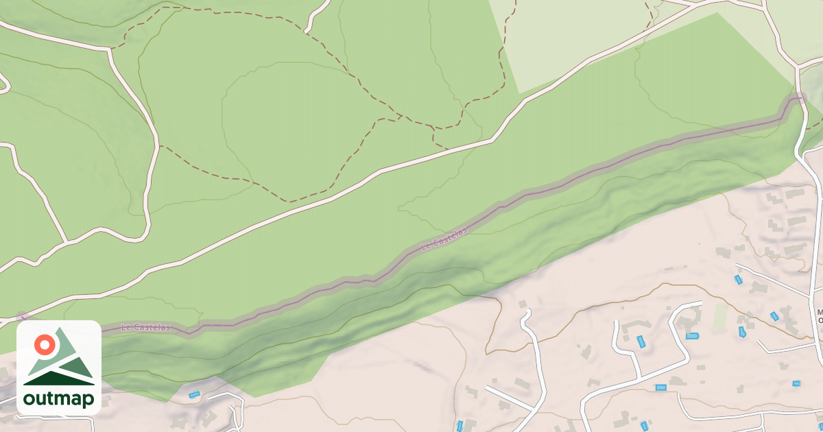 Map of Le Castelas