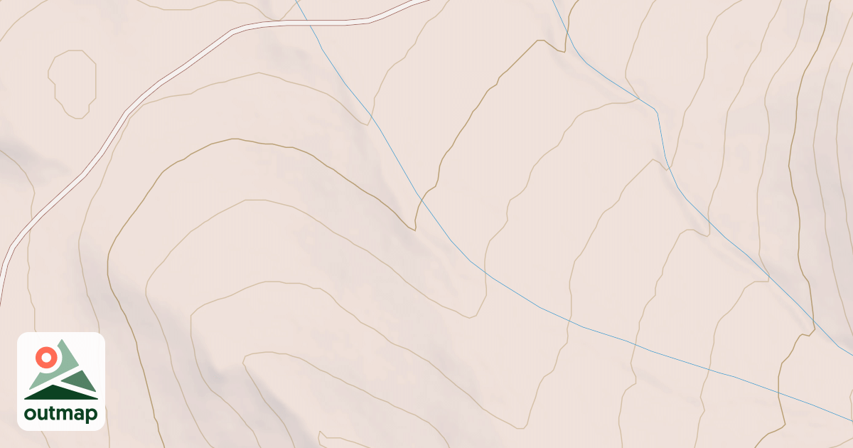 Map of HUNTER RIDGE SPUR