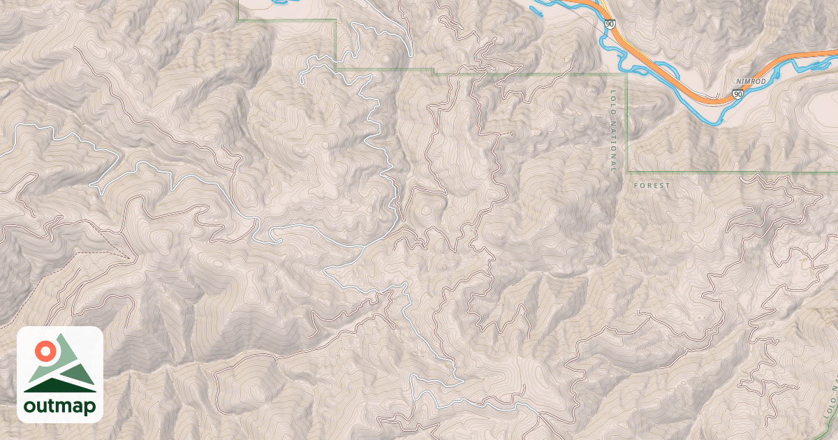 Map of GILLISPIE - SLIDEROCK