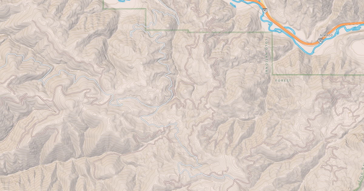 Map preview of GILLISPIE - SLIDEROCK
