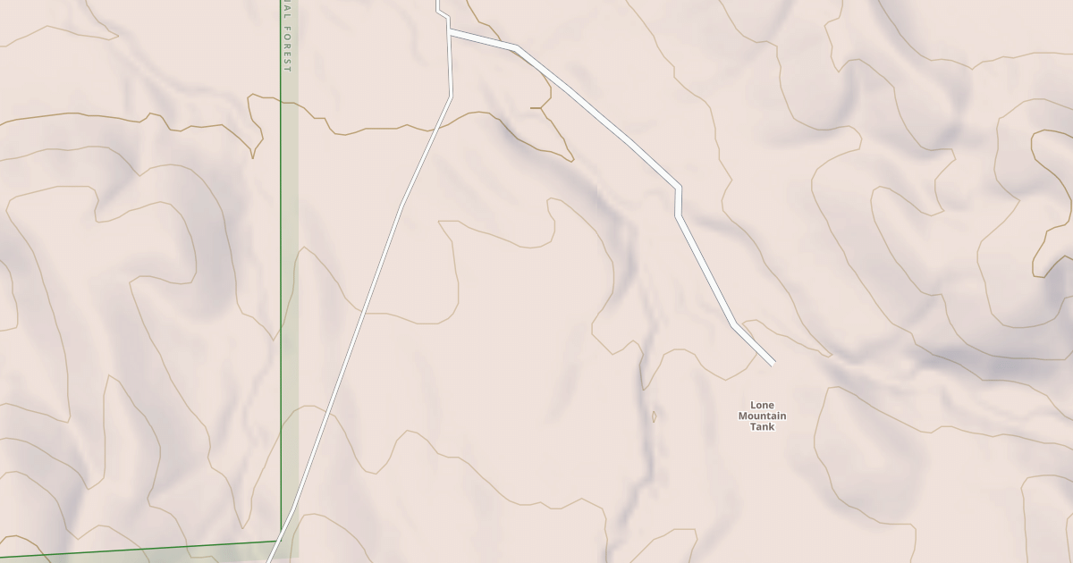 Map preview of USFS Motor Vehicle Use Map Roads {4CE5CD44-BA3D-43D1-A3B3-0B255D2AF330}