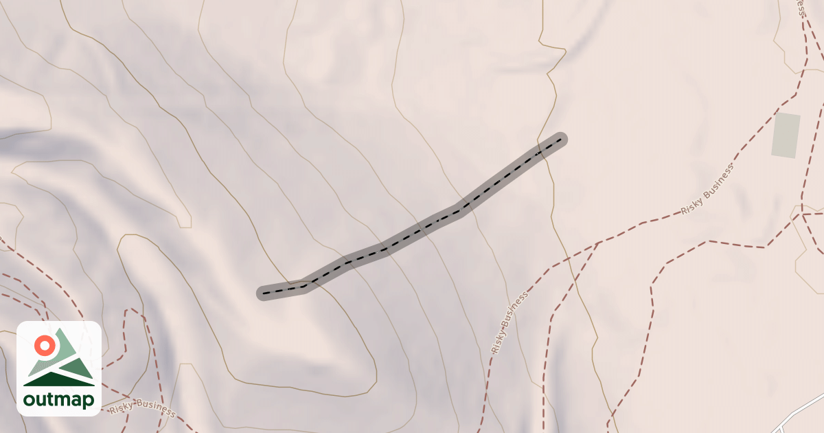 Map of Steins Chute Glade